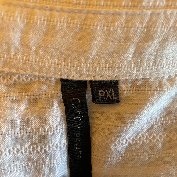 Cathy petite xl button down top - Picture 4 of 6